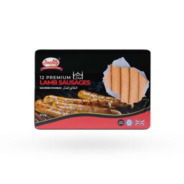 Quality Bites 12 Premium Lamb Sausages