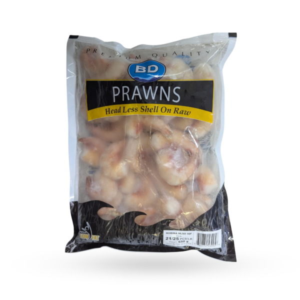 BD Prawns Head less Shell on (21-25) 650gm