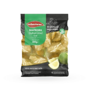 Crown Farms Shatkora (Sylheti Lime) Cut 400g