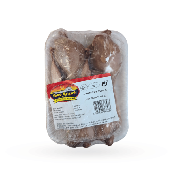 IBCO Brand 4 Skinless Quails