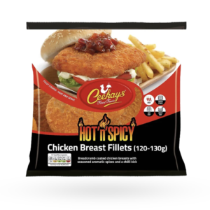 Ceekays Hot & Spicy Breaded Chicken Breast Fillets (120-130g) 780g