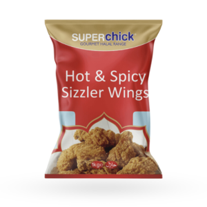 Superchick Sizzler Hot & Spicy Sizzler WIngs 1kg