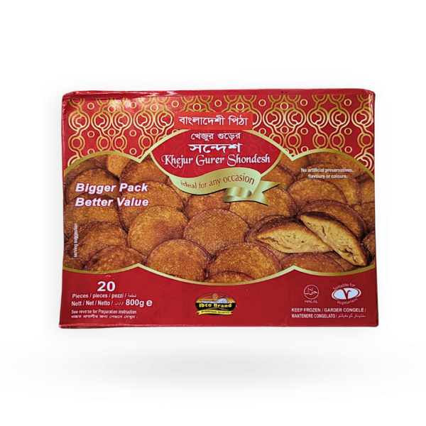 IBCO Brand Khejur Gurer Shondesh 20Pcs 800g