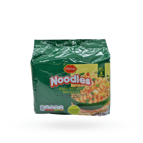 Pran Noodles Vegetable Flavour (5 Pack) 350g