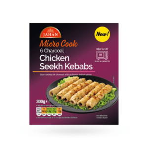 Jahan Micro Cook 6 Charcoal Chicken Seekh Kebabs 300g