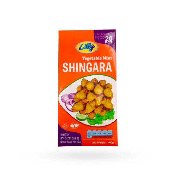 Lilly Vegetable Mini Shingara 20Pcs 400g