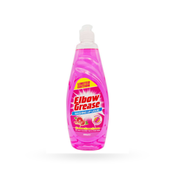 Elbow Grease Washing Up Liquid, Pink Blush 600 ml